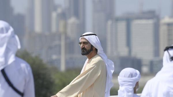 بقصيدة في جنة الخلد  حاكم دبي ينعى رئيس الإمارات