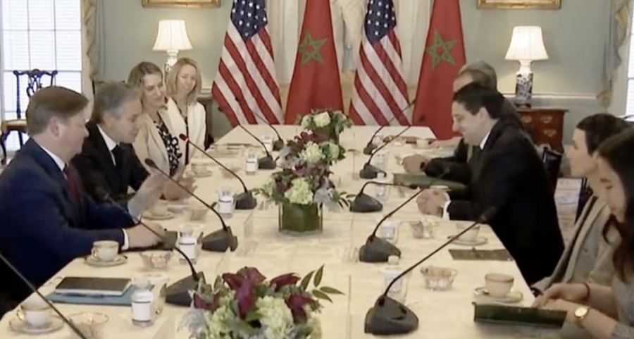 وزير الخارجية الأمريكي يشيد بالمغرب وينوه بريادته في مجال إرساء السلام
