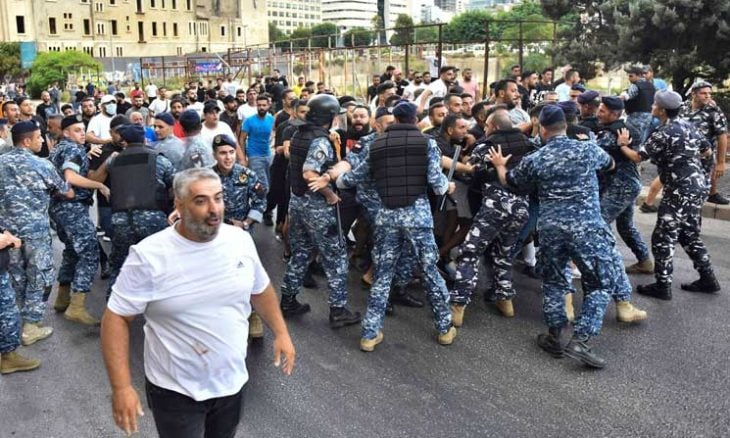 لبنان : الاعتداء على مسيرة بعد اتهامها بتأييد الشذوذ