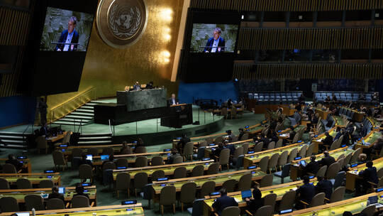 تصويت بغالبية كبرى بالأمم المتحدة تأييدا لعضوية فلسطين